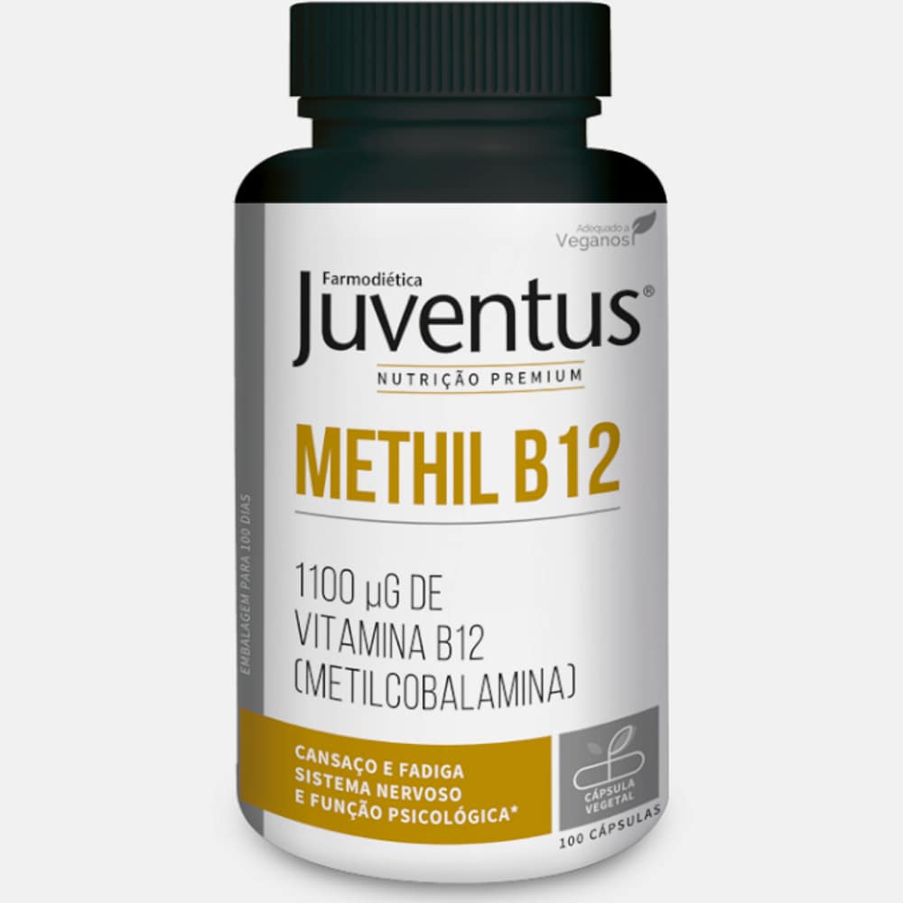 Juventus Premium Methil B12 100 caps Farmodietica Methil B12, suplemento alimentar vegan