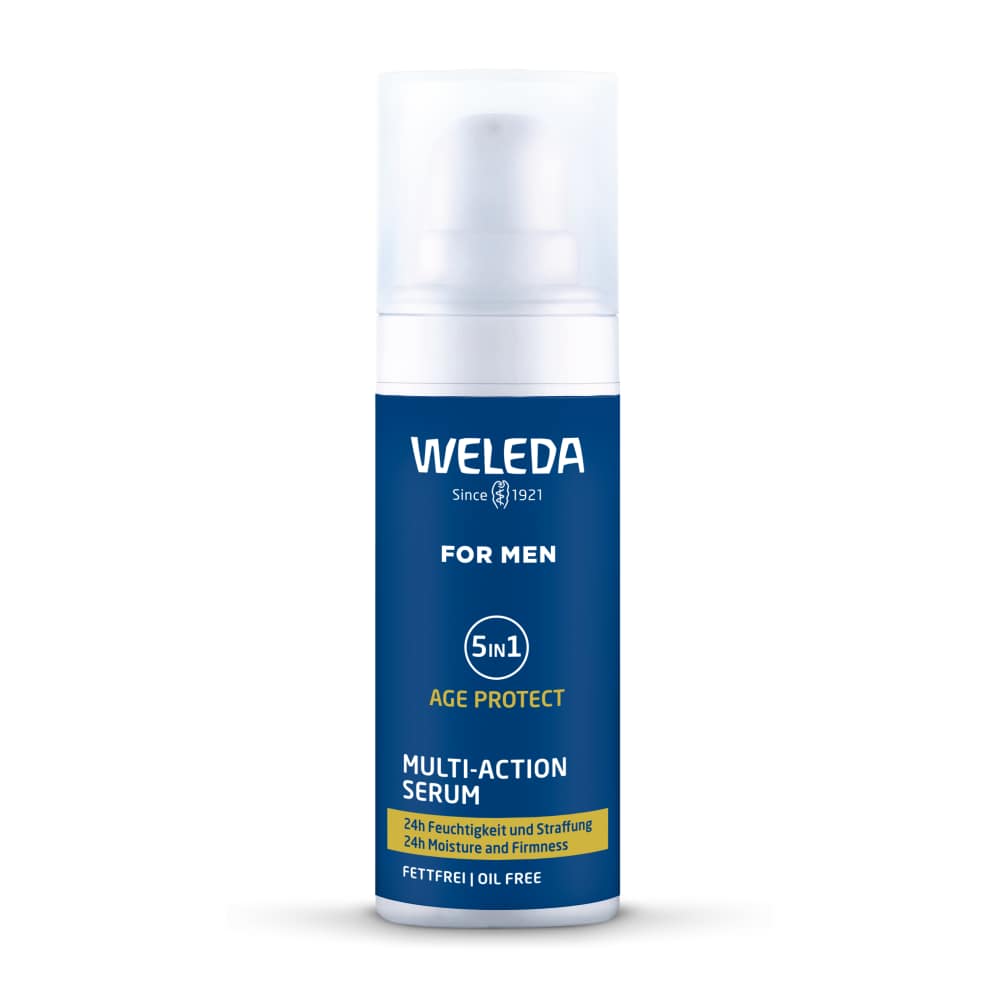 Sérum Anti-Idade Homem Ação 5 em 1 30ml Weleda Sérum Anti-Idade Homem Ação 5 em 1, com ingredientes biológicos