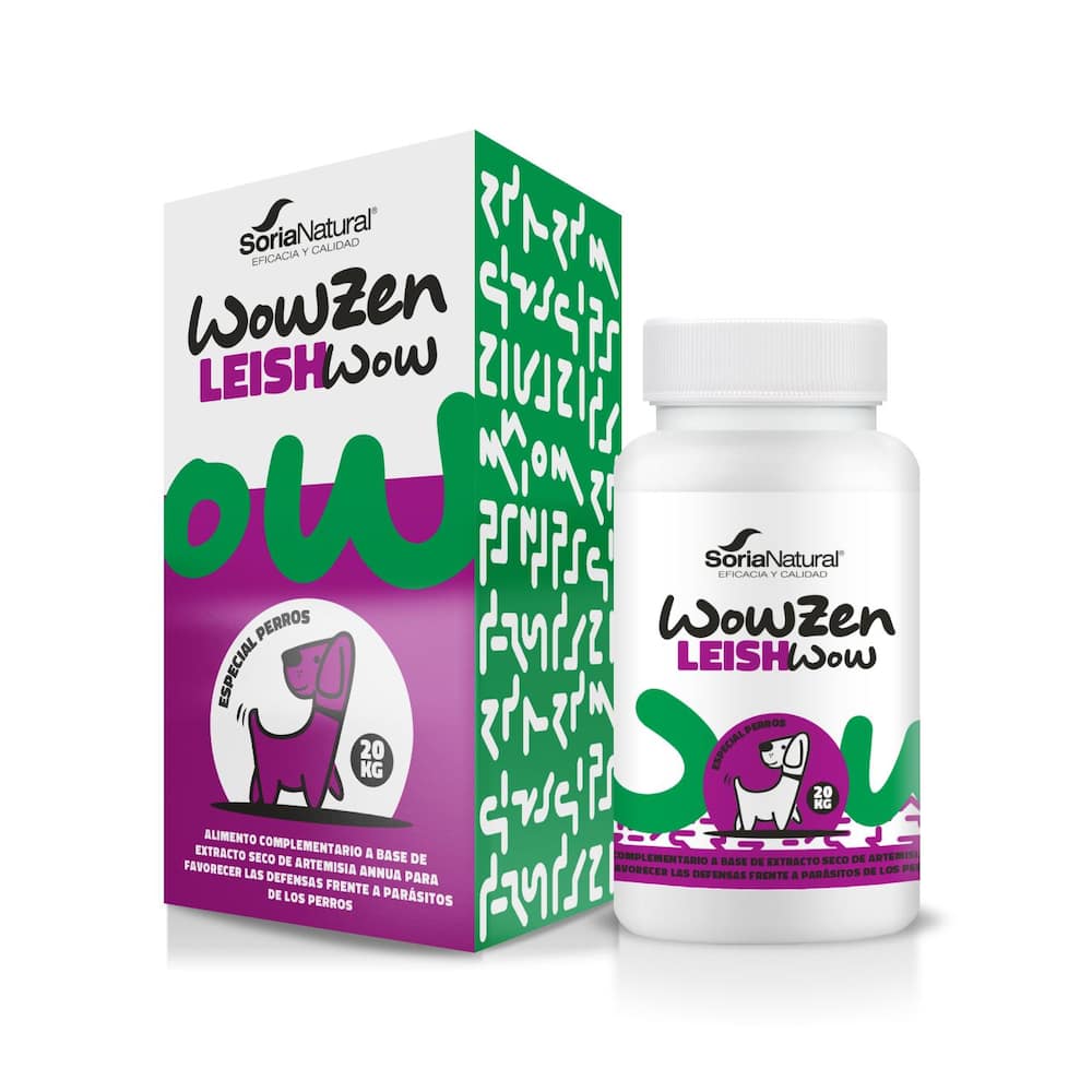 LEISHwow Cães 20kg 60 comprimidos WowZen Leishwow cão 20 kg