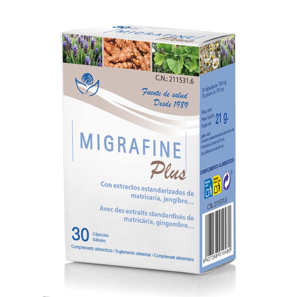Migrafine Plus Suplemento Alimentar Bioserum Dores de Cabeça Migrafine Plus Suplemento Alimentar Bioserum Dores de Cabeça