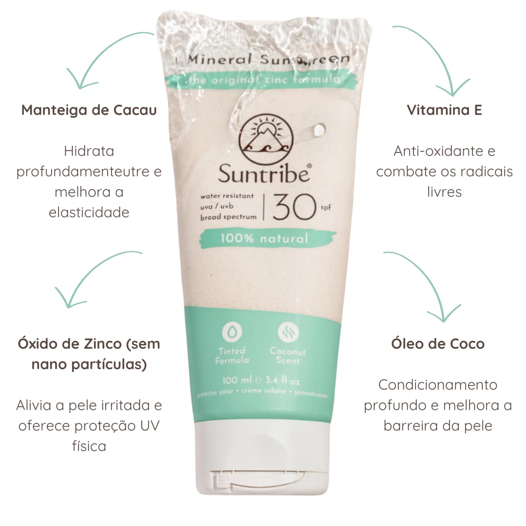 Protetor Solar Mineral Natural corpo rosto FPS 30 - Image 3