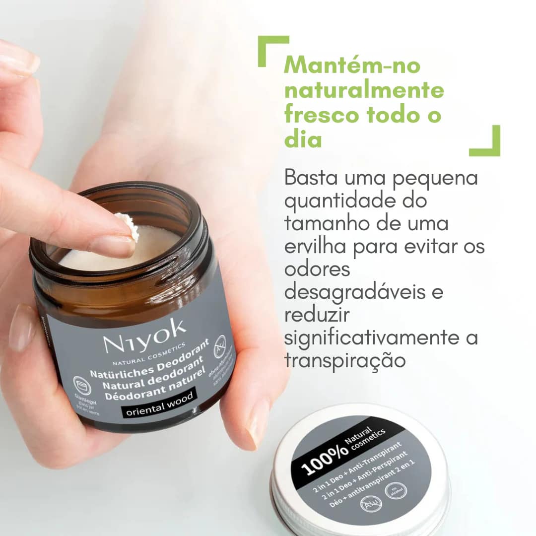 Creme Desodorizante Natural Oriental Wood - Image 3