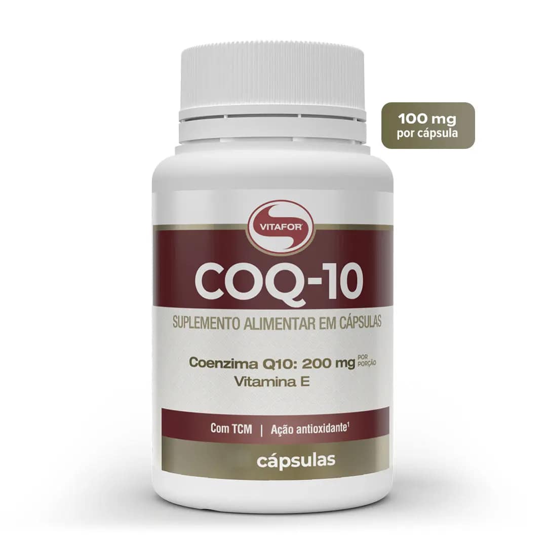 COQ-10 Vitafor Vitaminas Suplemento Vitalidade Saúde Cardiovascular Metabolismo Energético COQ-10 Vitafor Vitaminas Suplemento Vitalidade Saúde Cardiovascular Metabolismo Energético