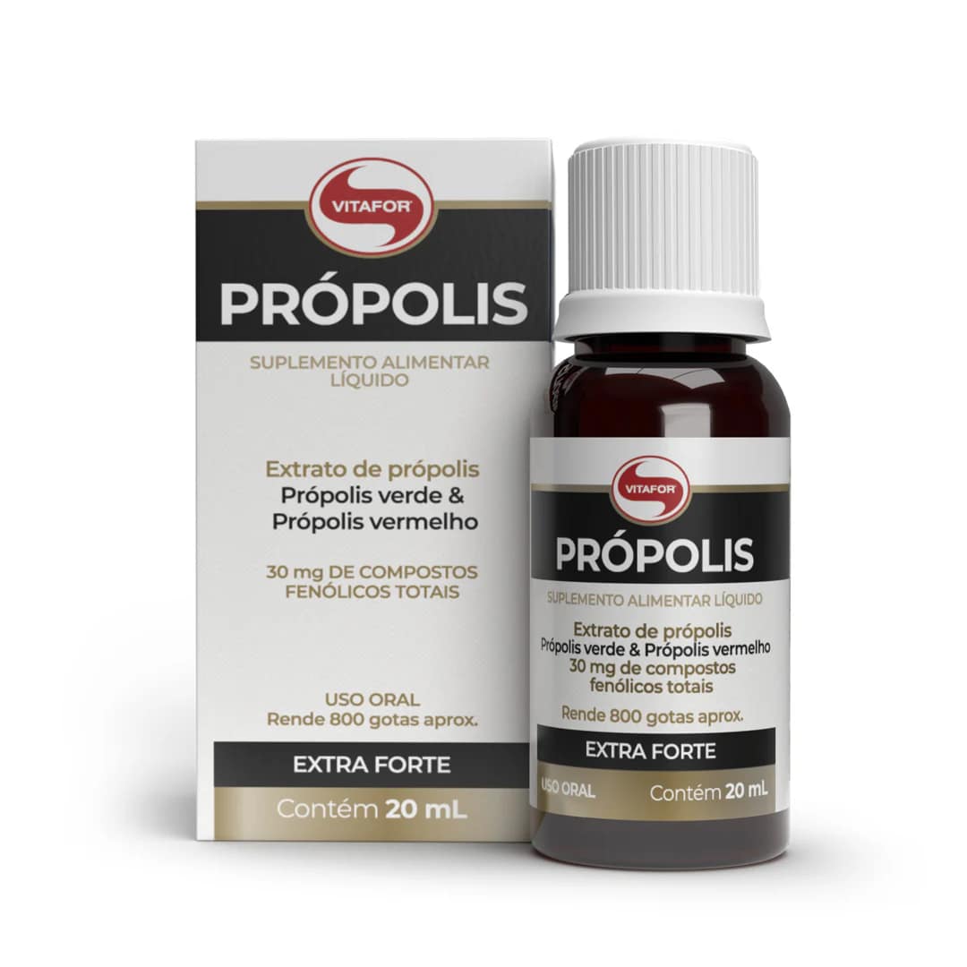 Propólis Líquido Vitafor Anti-inflamatório Antioxidante Antibacteriano Suplemento Alimentar Propólis Líquido Vitafor Anti-inflamatório Antioxidante Antibacteriano Suplemento Alimentar