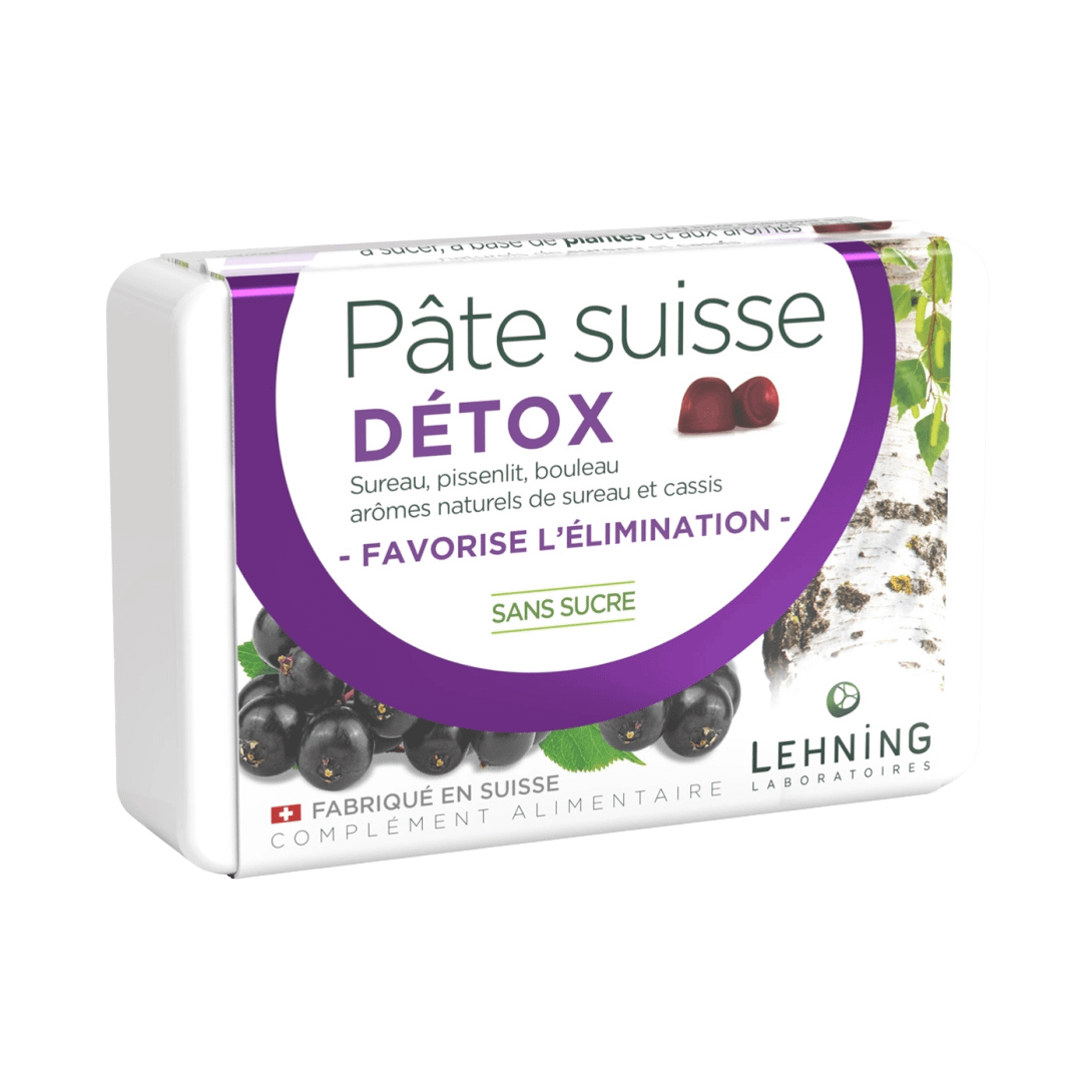 Gomas Pâte Suisse Detox Suplemento Alimentar Lehning
