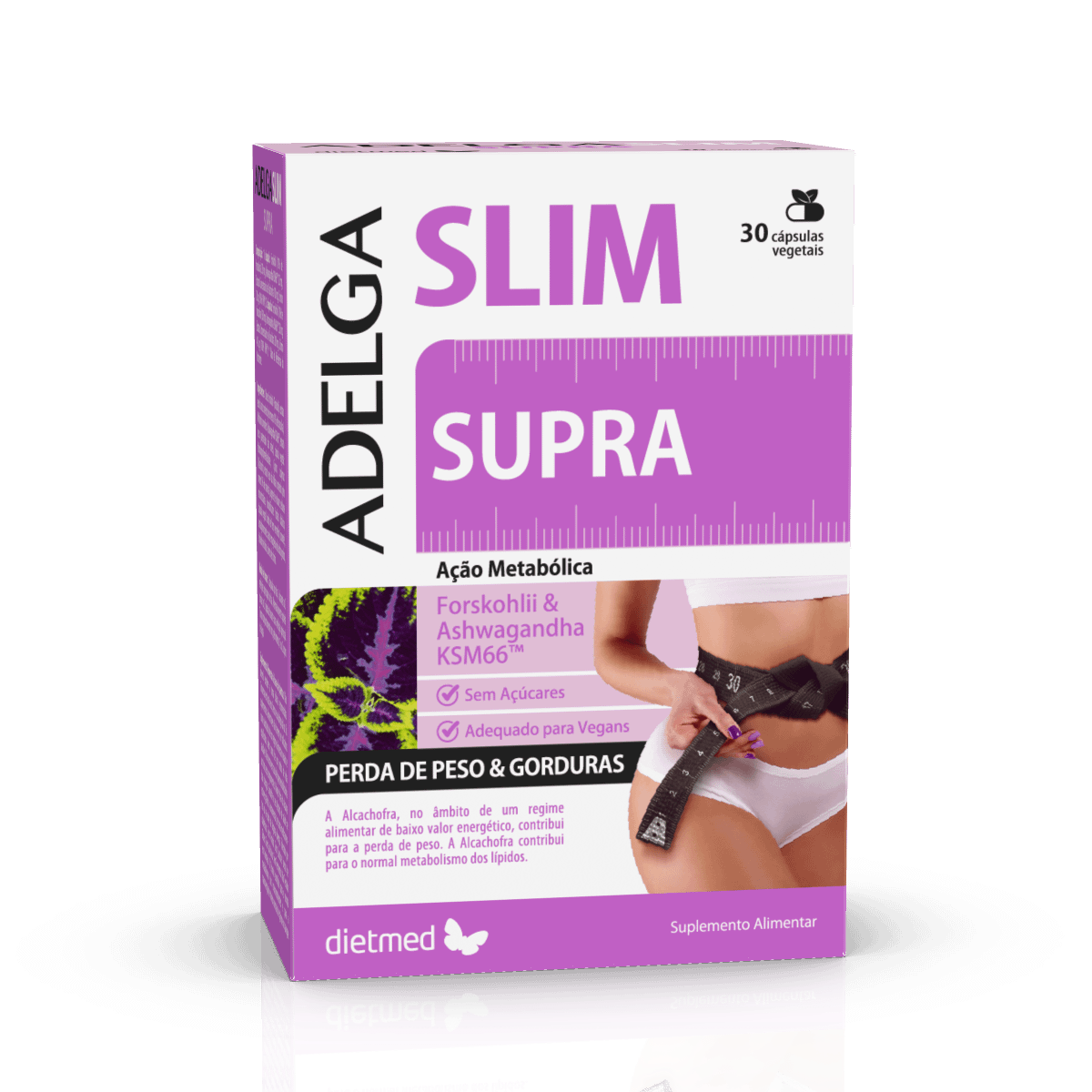 AdelgaSlim Supra Suplemento Alimentar Diet Med Controlo de Peso AdelgaSlim Supra Suplemento Alimentar Diet Med Controlo de Peso