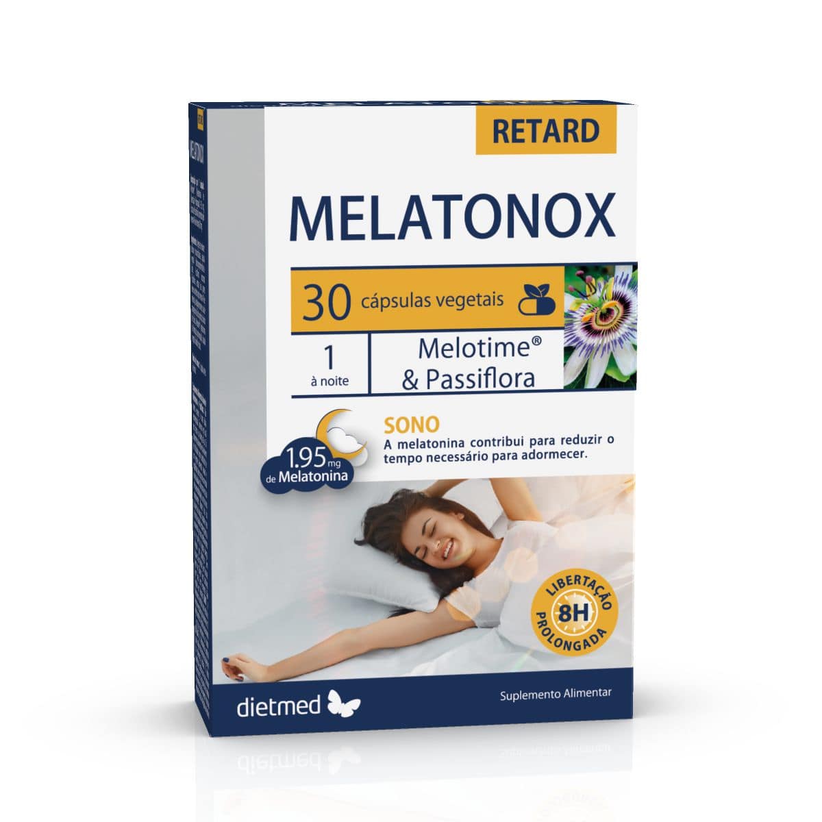 Melatonox retard 30 capsulas vegetais Dietmed Melatonox retard - Image 1