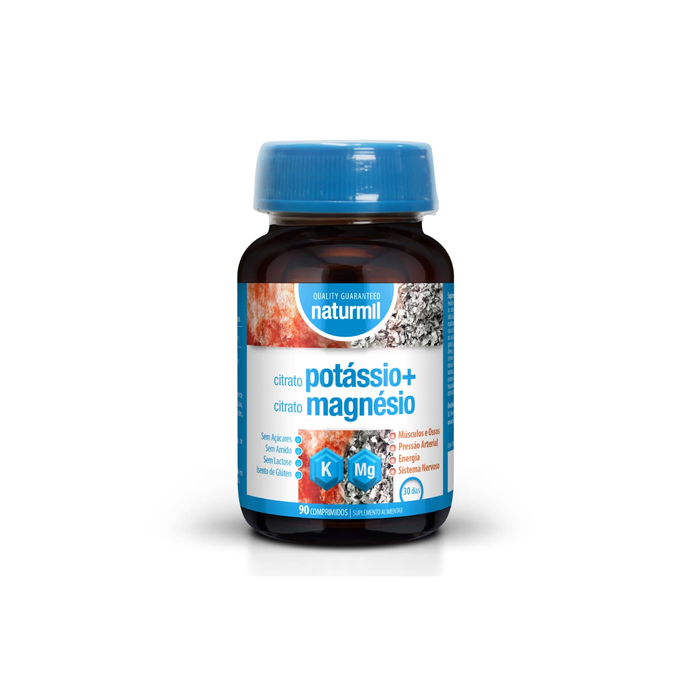 Citrato de Potássio + Magnésio Suplemento Alimentar Naturmil Ossos Músculos Sistema Nervoso Citrato de Potássio + Magnésio Suplemento Alimentar Naturmil Ossos Músculos Sistema Nervoso