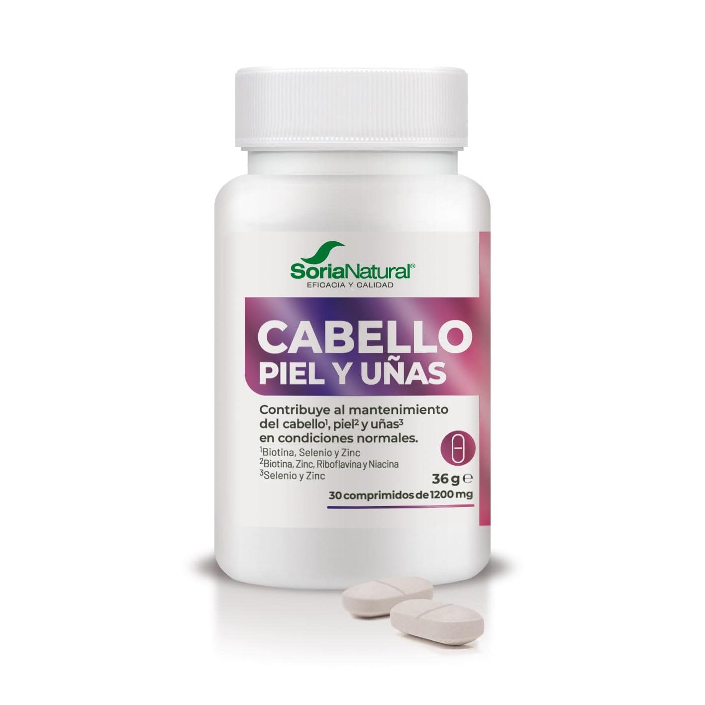 Cabelo Pele Unhas Comprimido Soria Natural Vitaminas Suplemento Fortalecer