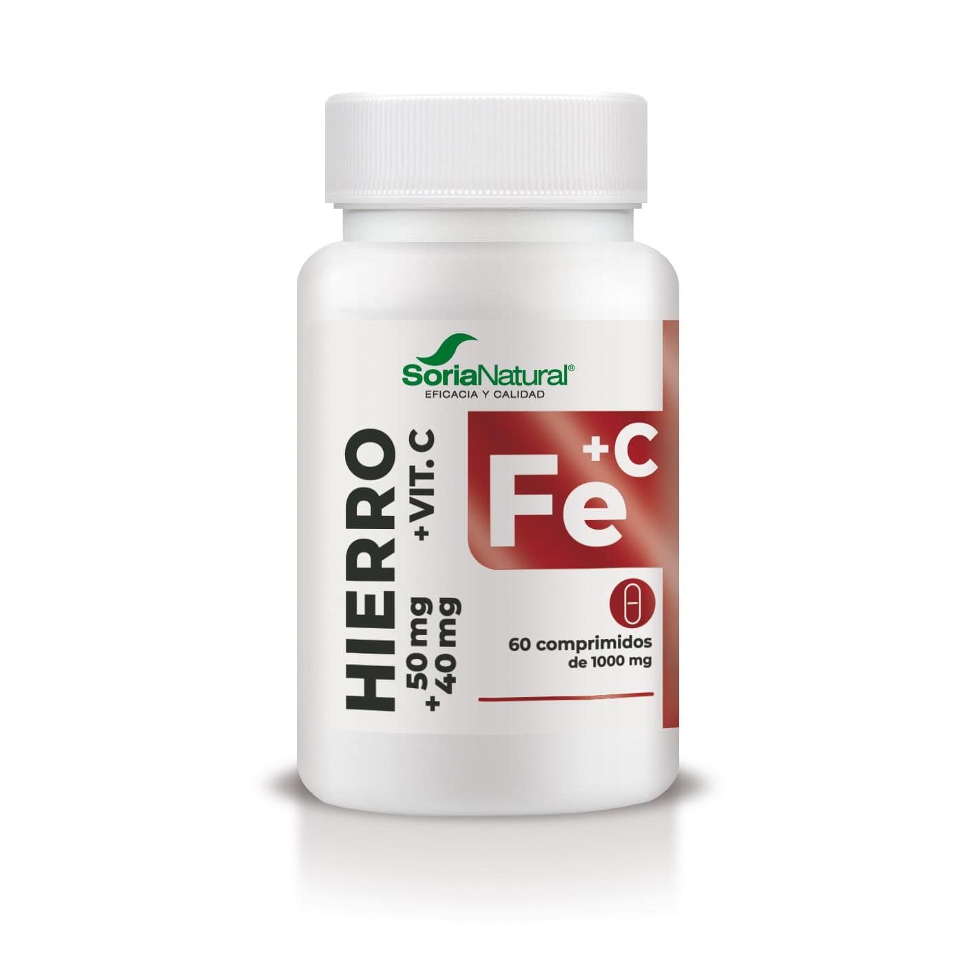 Ferro Vitamina C Libertação Prolongada Comprimidos Soria Natural Vitaminas Suplemento Circulação Ferro Vitamina C Libertação Prolongada Comprimidos Soria Natural Vitaminas Suplemento Circulação