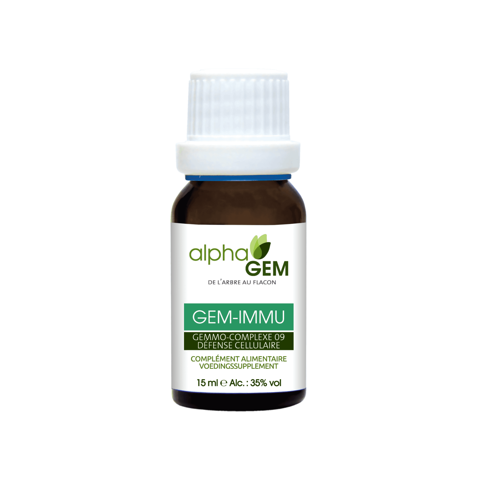 Gem-Immu Complexo 9 Defesas naturais Suplemento Alimentar Alphagem Sistema Imunitário