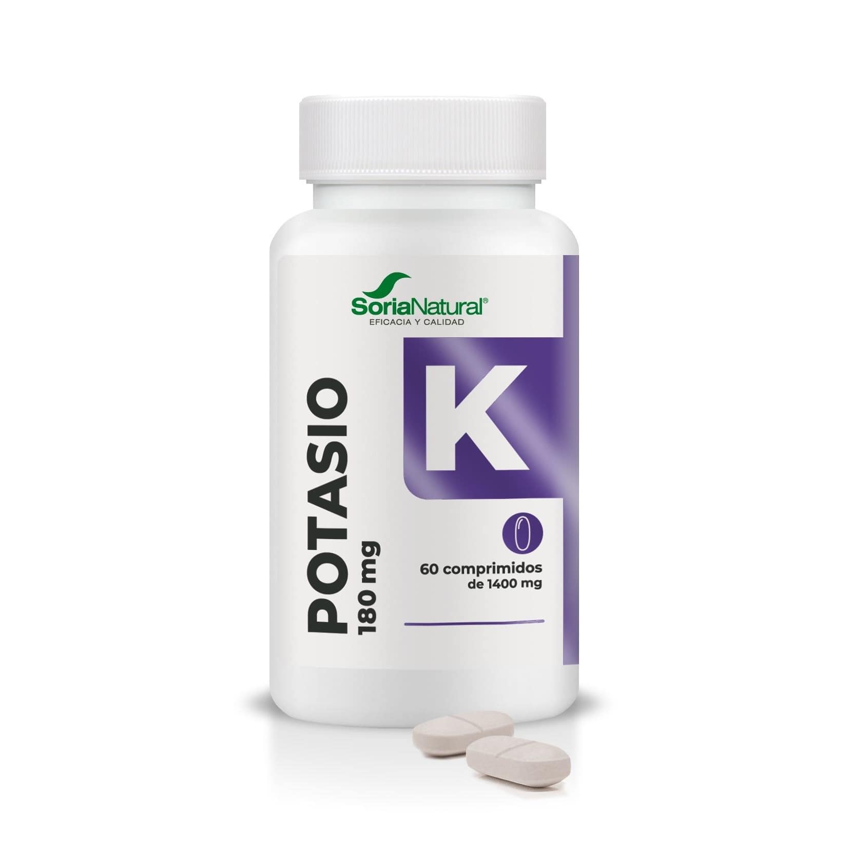 Potássio Comprimidos Libertação Prolongada Soria Natural Vitaminas Suplemento Músculos Sistema Nervoso Tensão Arterial Potássio Comprimidos Libertação Prolongada Soria Natural Vitaminas Suplemento Músculos Sistema Nervoso Tensão Arterial