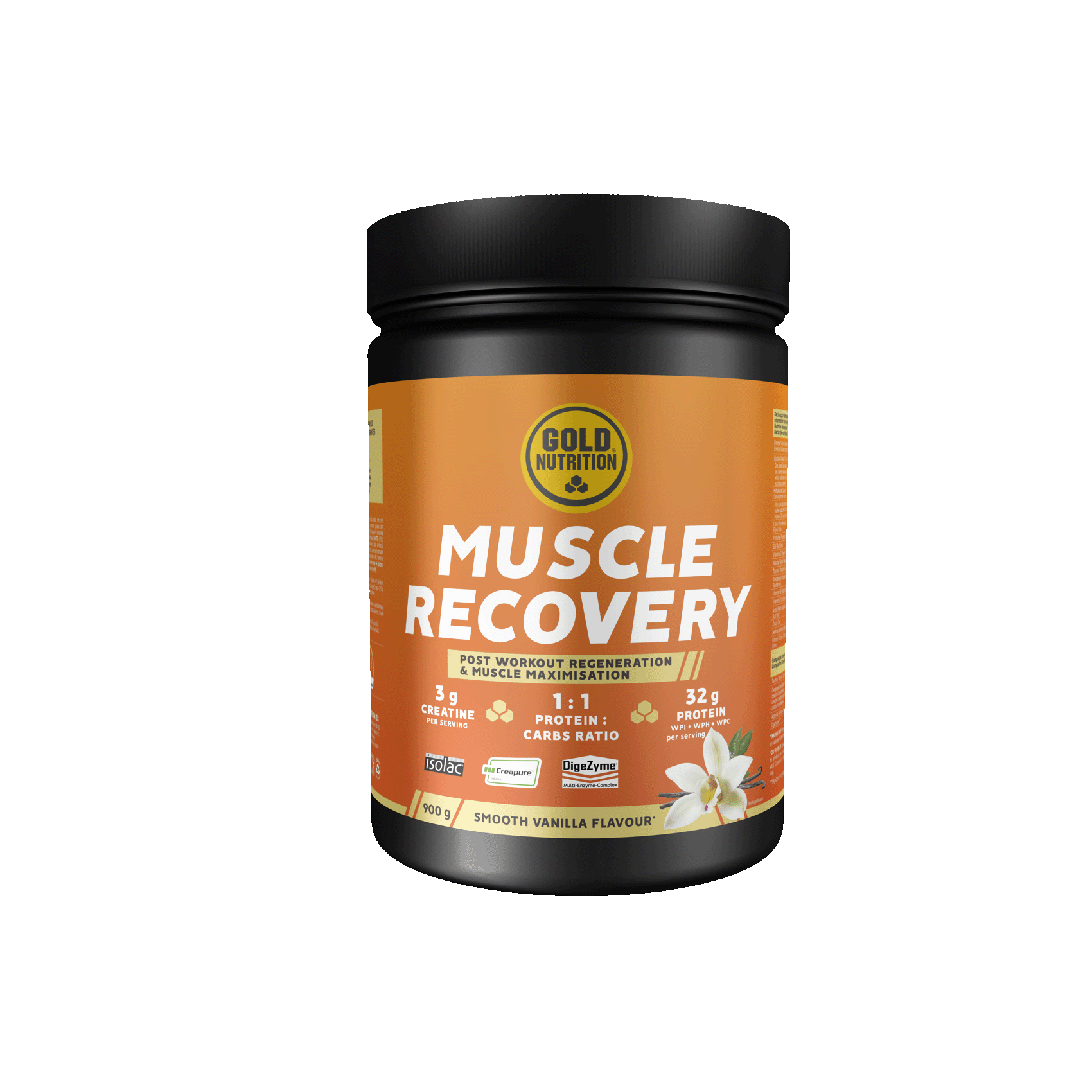 Muscle Recovery Baunilha Gold Nutrition Suplemento Alimentar Creatina Músculos Desportos Muscle Recovery Baunilha Gold Nutrition Suplemento Alimentar Creatina Músculos Desportos