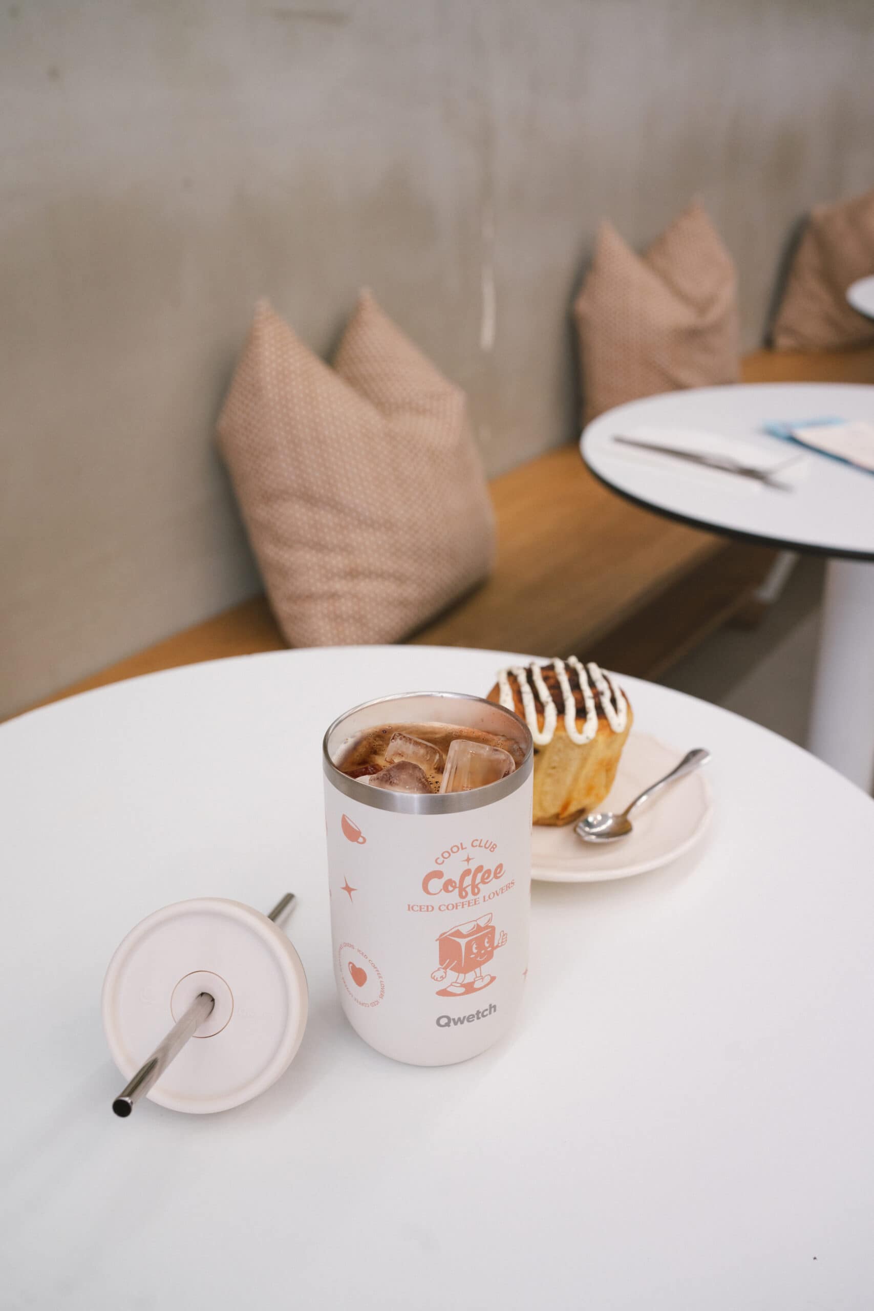 Copo Cool Club Areia detalhe 2