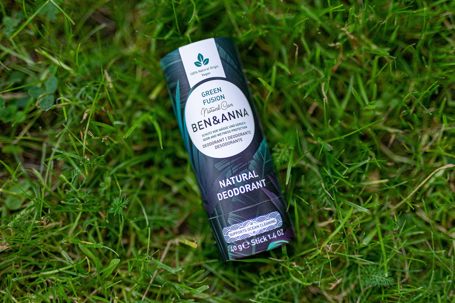 Desodorizante Nat Bicabornato de sódio Tubo de papel Green Fusion 40gr Ben Anna principal Desodorizante Natural à base de Bicarbonato de Sódio - Green Fusion - Image 1