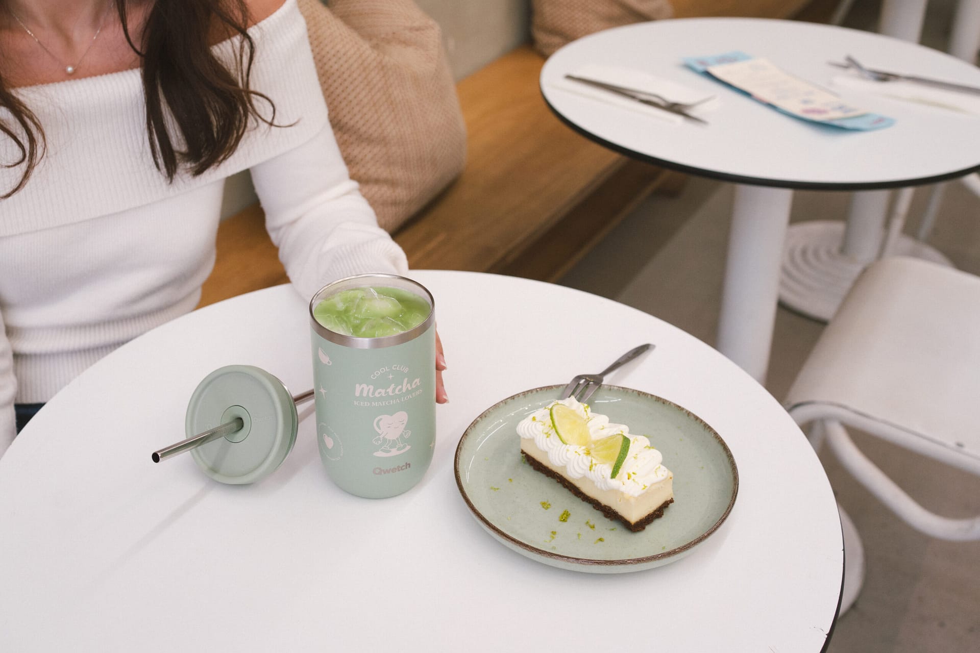 Copo Térmico com Palhinha Cool Club