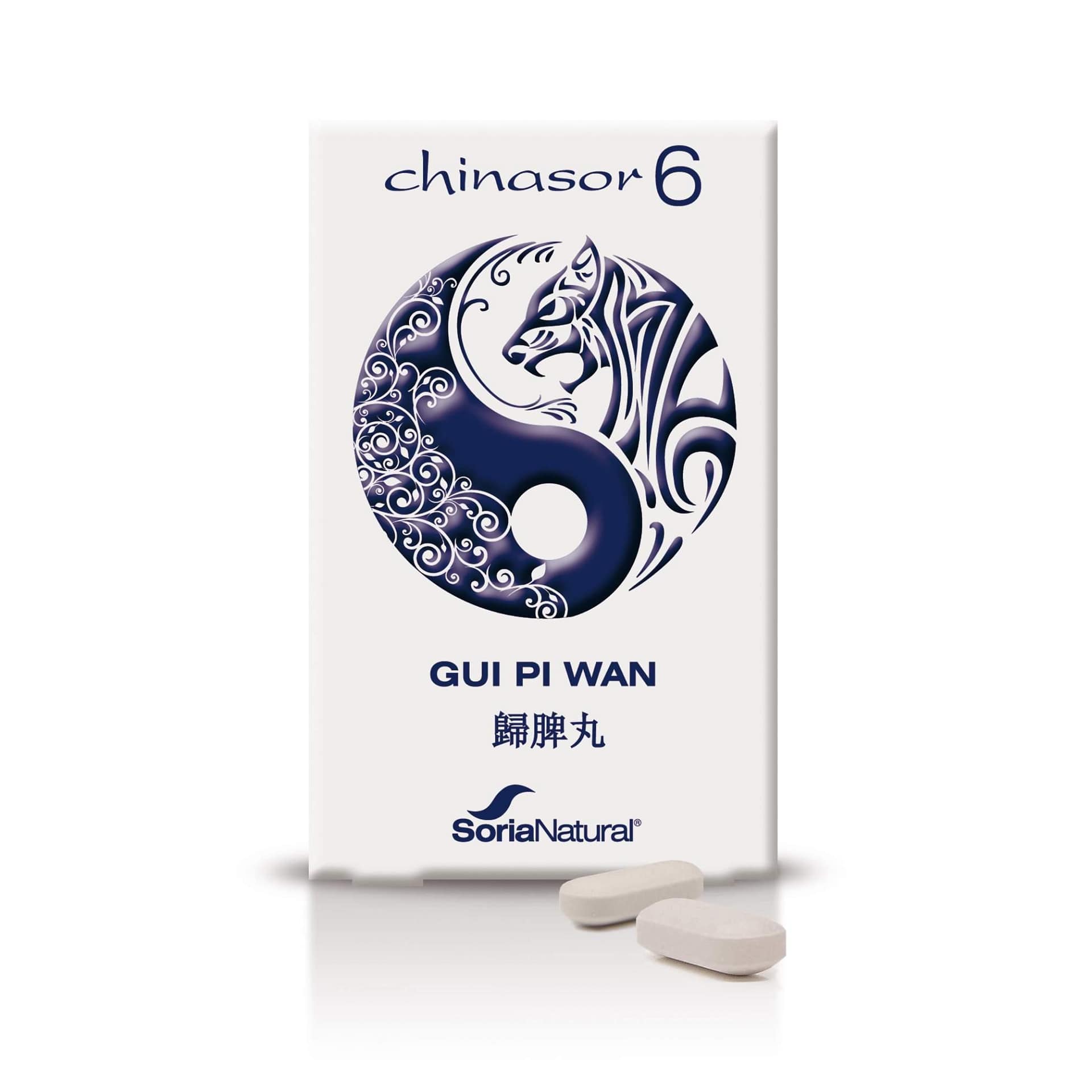 Chinasor 6 Gui Pi Wan Soria Natural Suplementos Alimentares Baço Medicina Chinesa
