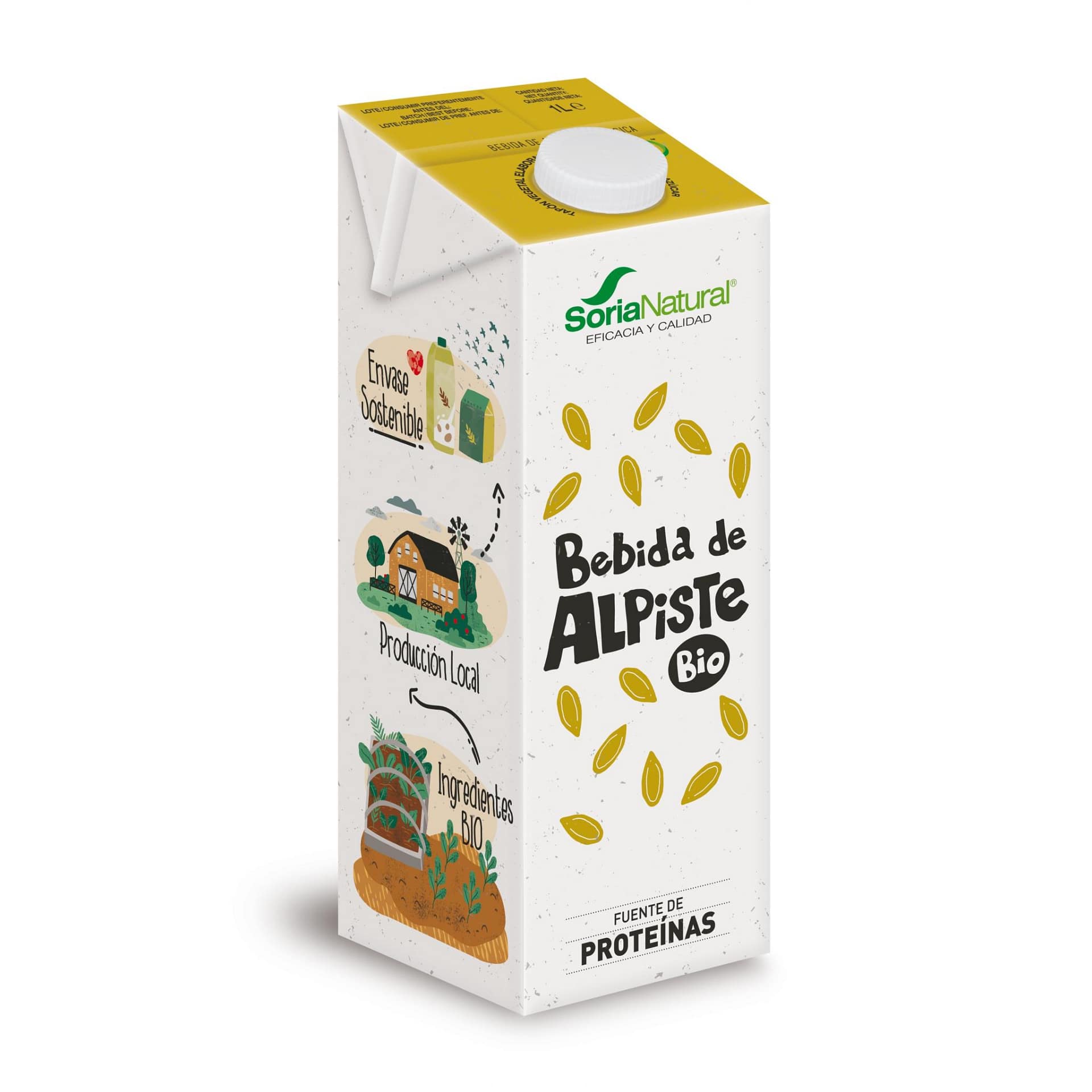 Bebida Alpista Biológica Soria Natural Alimentação
