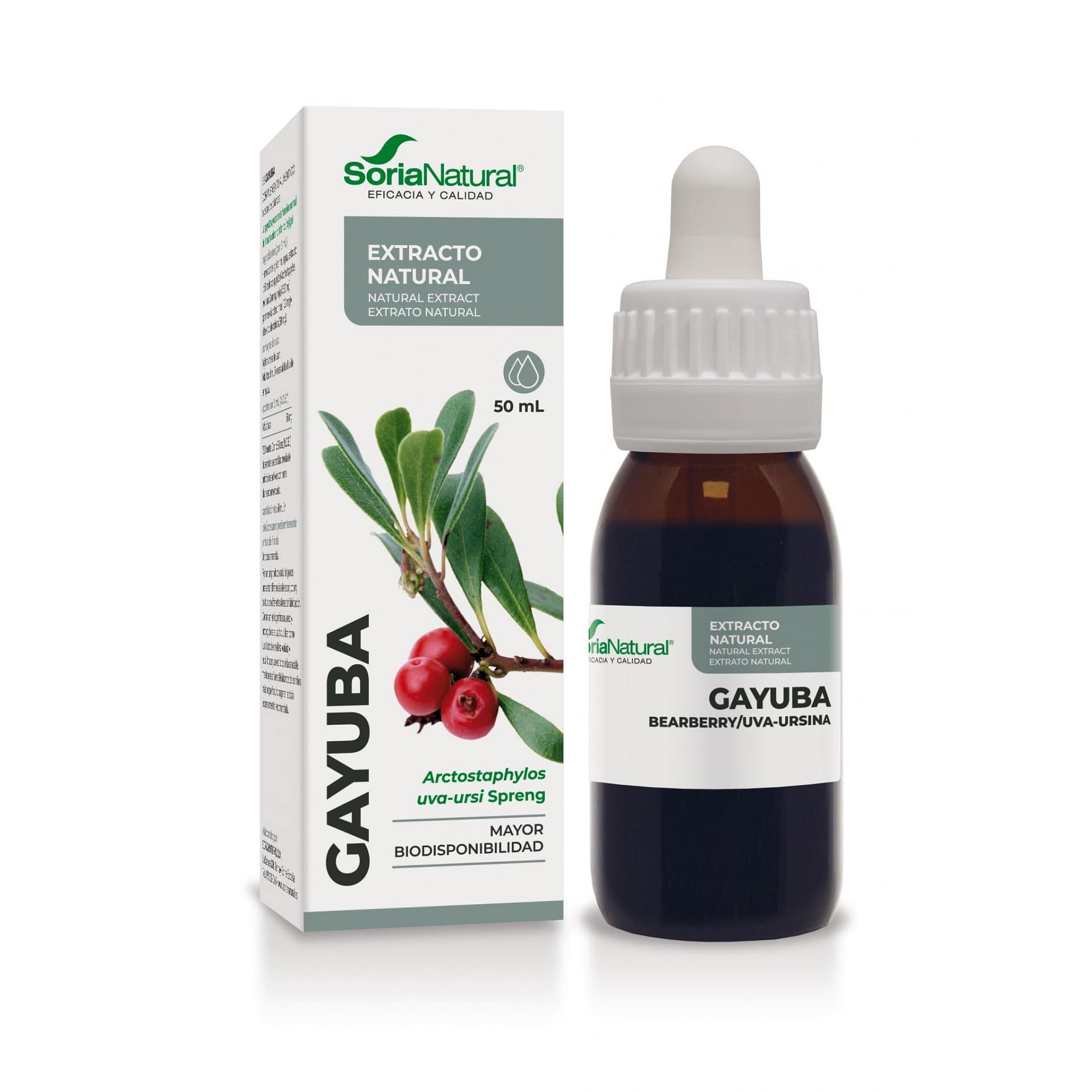 Extrato Uva Ursina Soria Natural Sistema Urinário