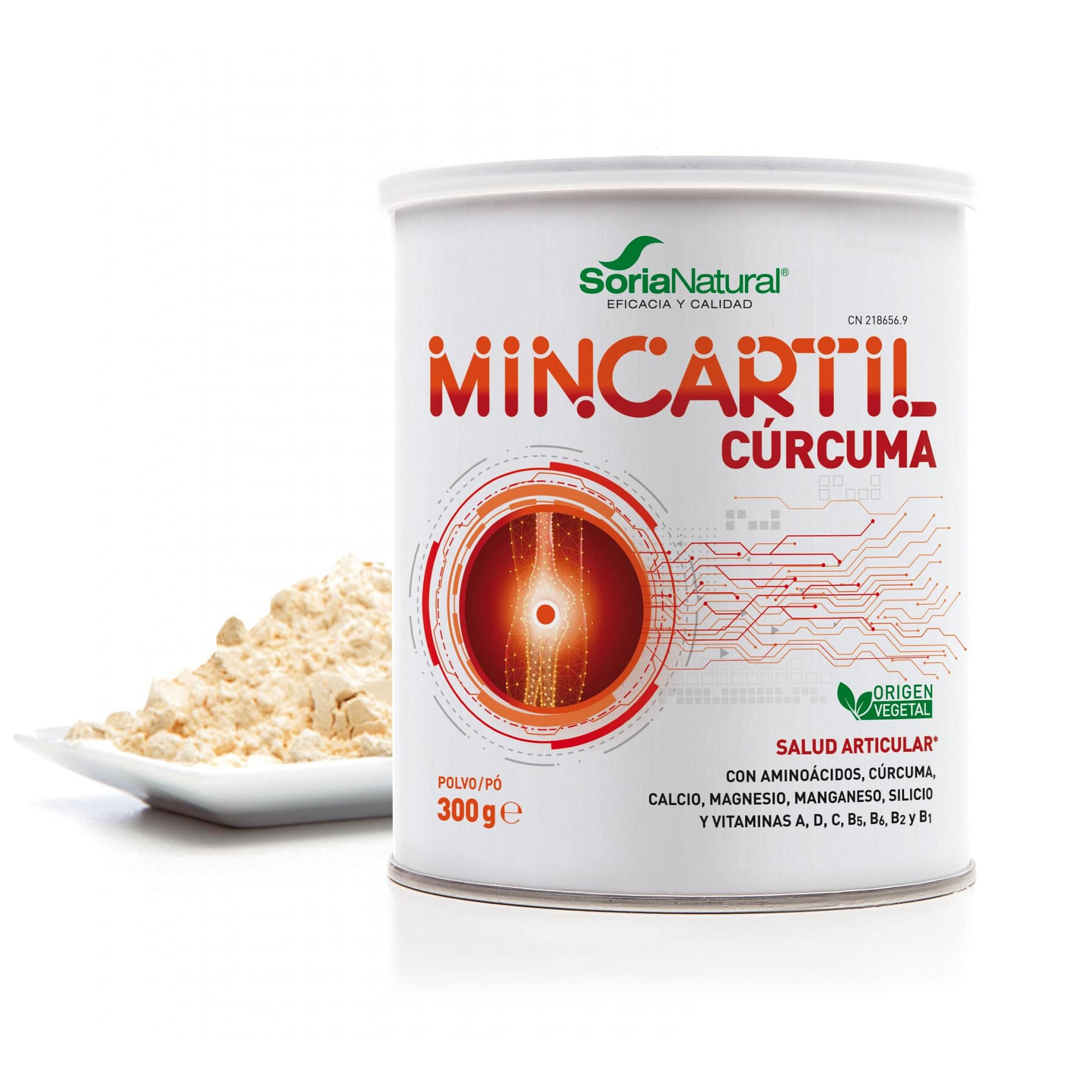 Mincartil Reforçado Curcuma em Pó Soria Natural
