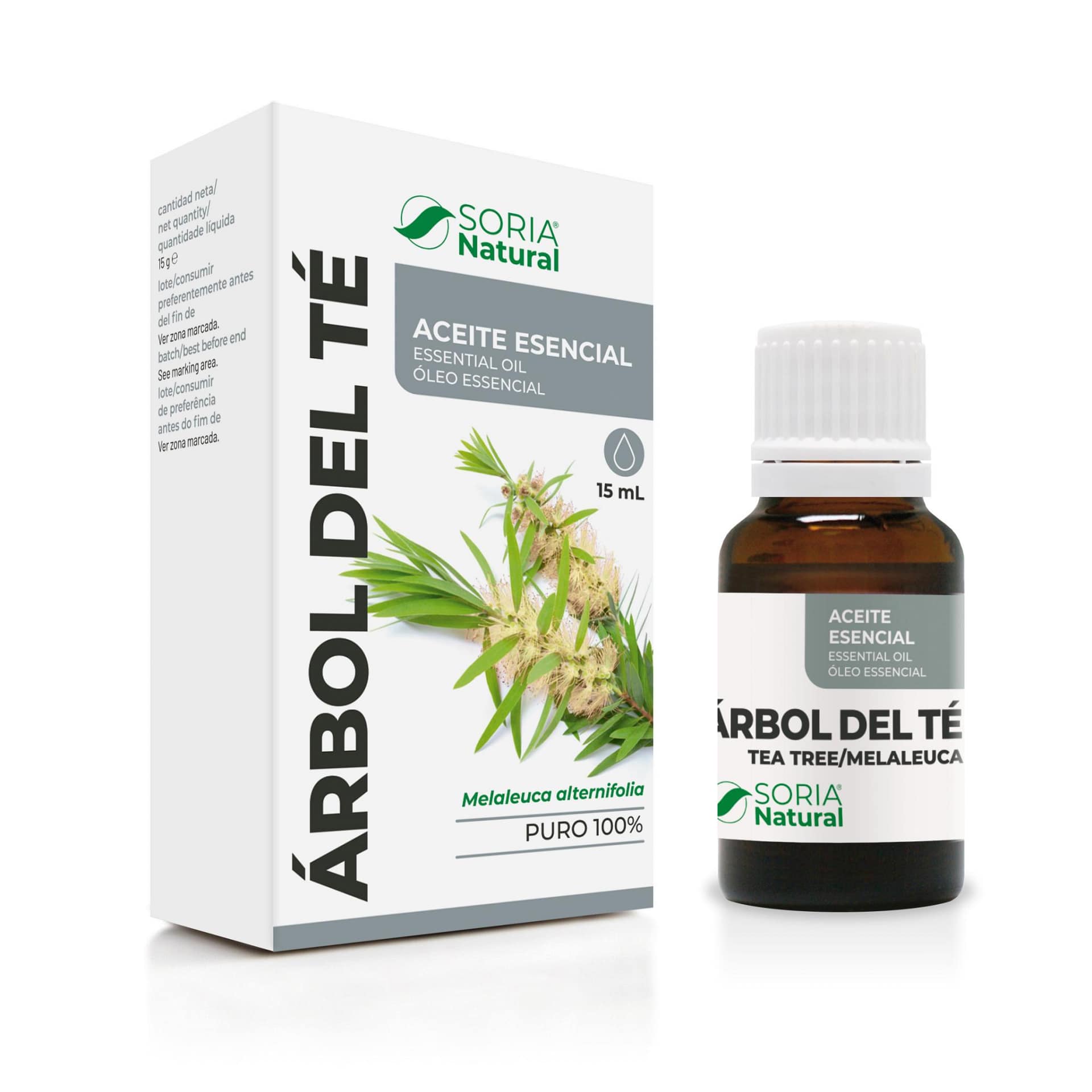 Óleo Essencial Tea Tree Melaleuca Árvore do Chá Soria Natural Aromaterapia Óleo Essencial Tea Tree Melaleuca Árvore do Chá Soria Natural Aromaterapia