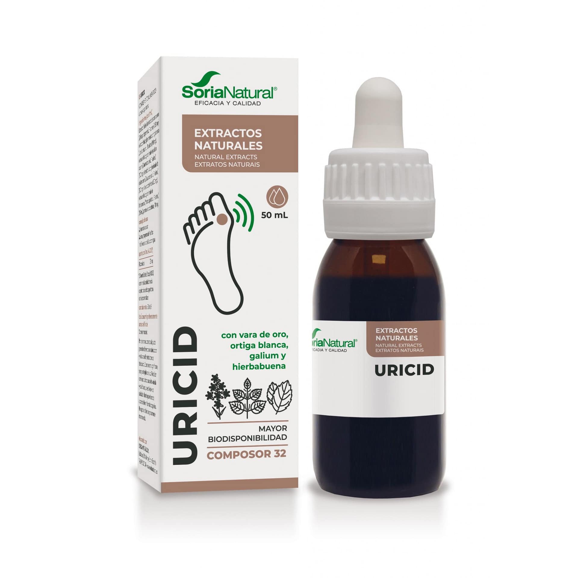 Uricid Composor 32 Solar Natural Diurético Anti-Inflamatório