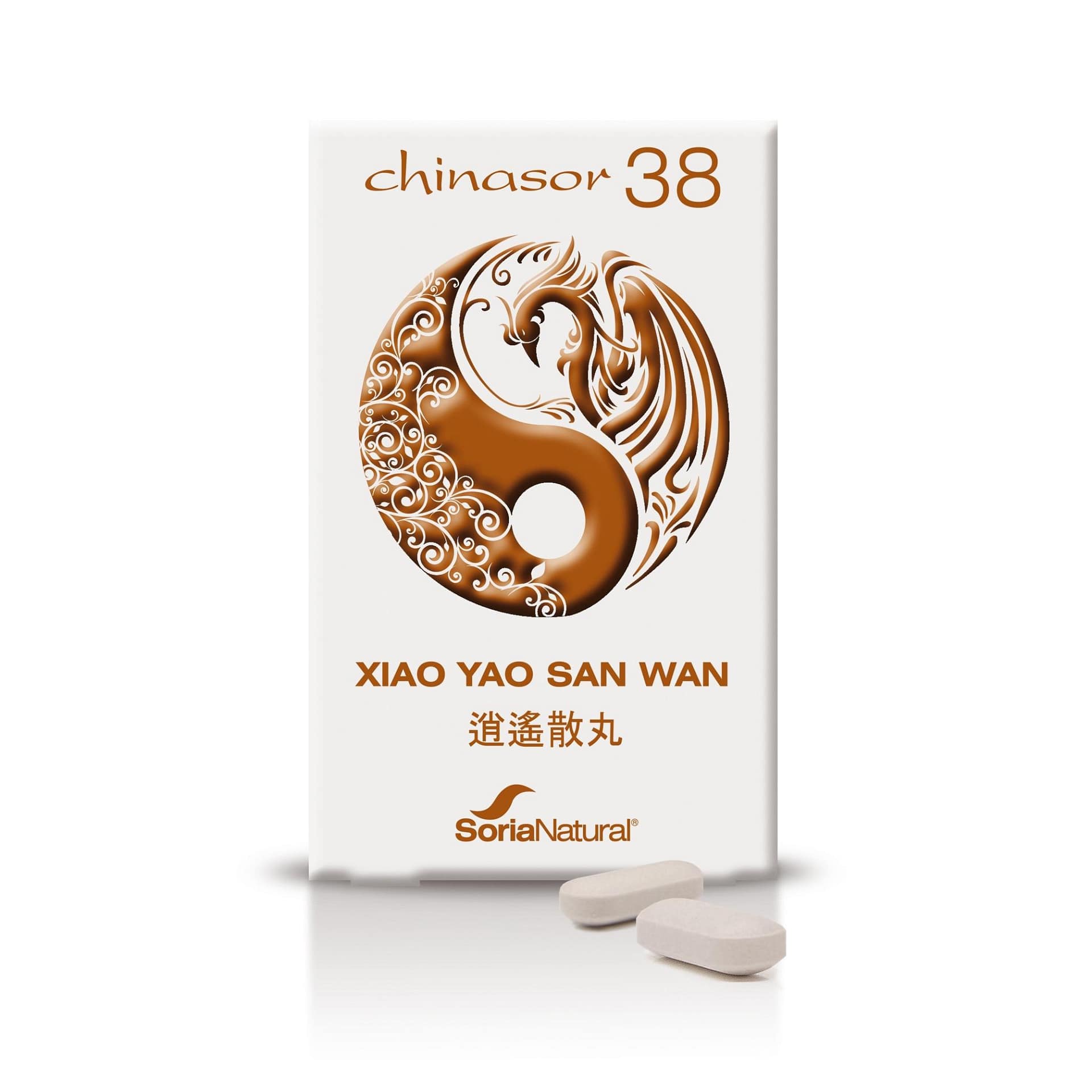 Chinasor 34 Xiao Yao San Wan Soria Natural Suplementos Alimentares Vias de Passagem Medicina Chinesa