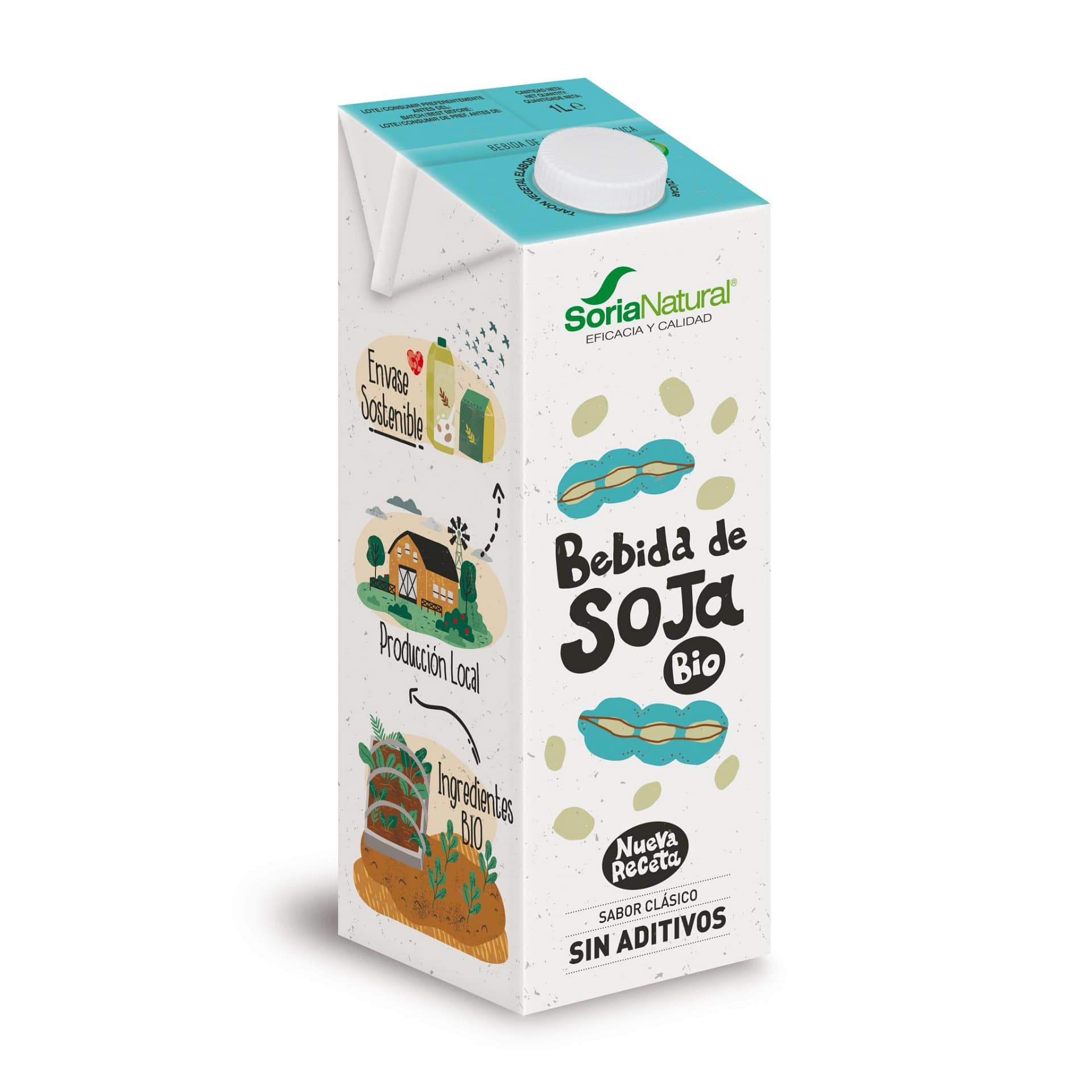 Bebida Vegetal Soja Soria Natural Alimentação