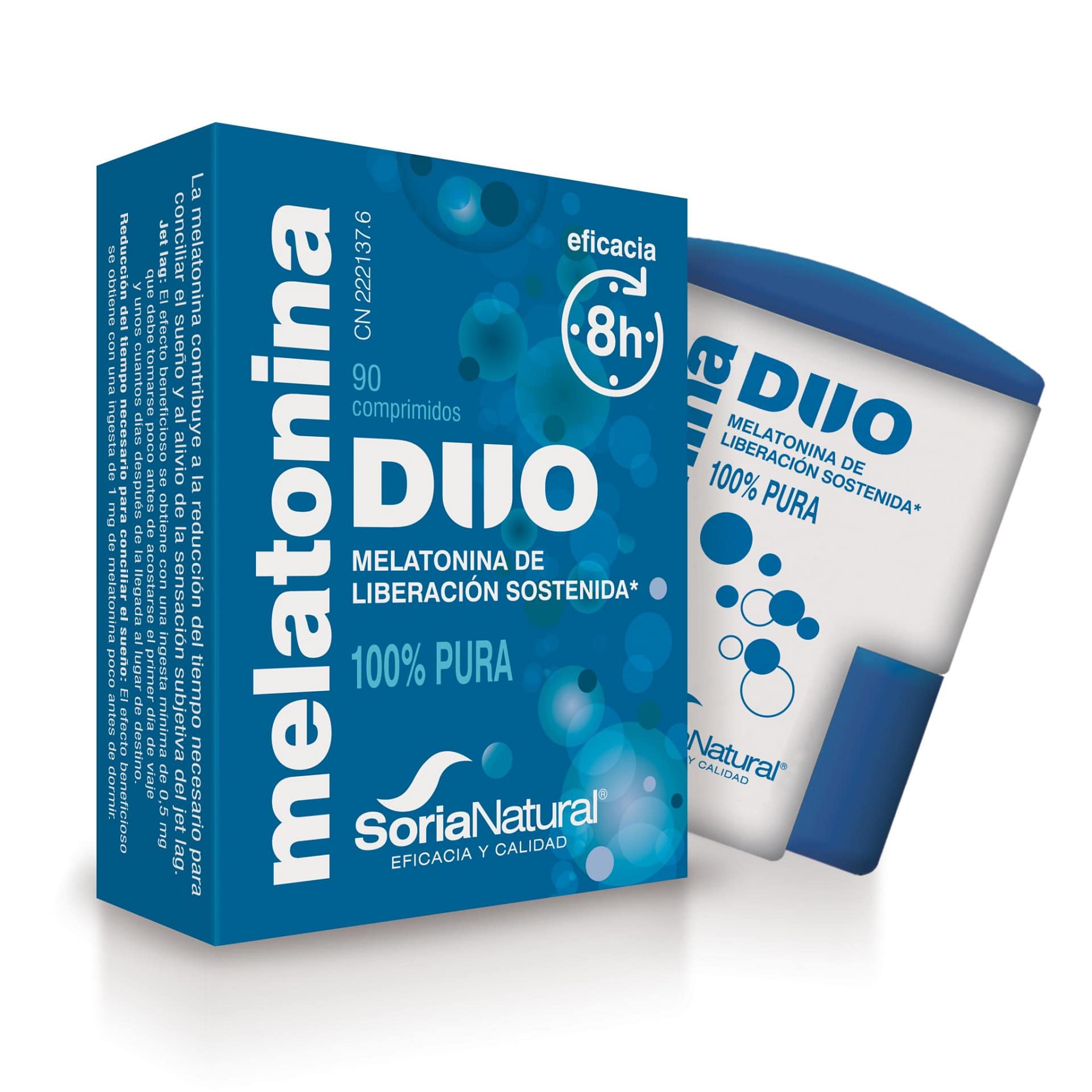 Melatonina Duo Soria Natural Suplemento Alimentar