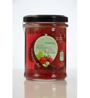 Doce de Morango com Stevia, sem açúcar