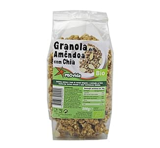 Granola de Amêndoa e Chia, biológica