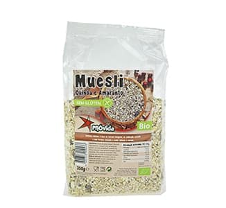 Muesli Amaranto, Quinoa e Sultanas, biológico