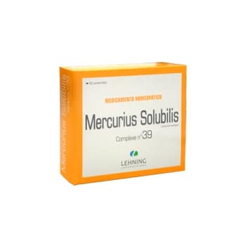 Complexo 39 Mercurius Solubilis Homeopatia Lehning ORL