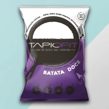 Goma de Batata Doce Hidratada, sem açúcar, sem glúten, vegan