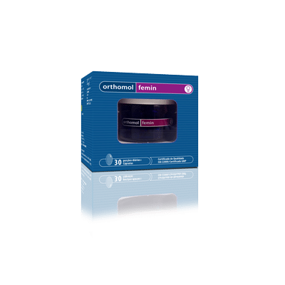 Orthomol Femin, suplemento alimentar sem glúten, sem lactose
