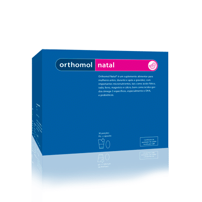 Orthomol Natal, suplemento alimentar sem glúten, sem lactose