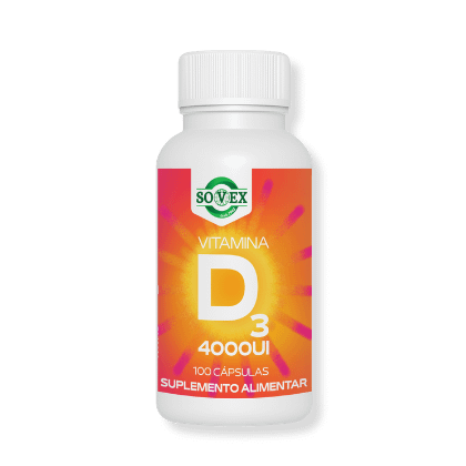 Vitamina D3 4000 UI Suplemento Alimentar Sovex