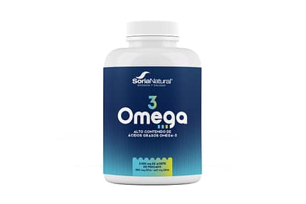 Ómega 3 Soria Natural Cápsulas Moles Suplemento Alimentar Óleo de Peixe