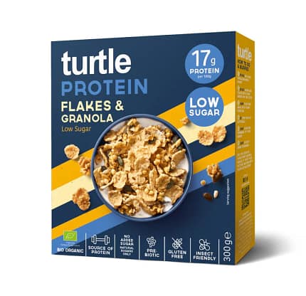Cereais Proteína Flocos & Granola Alimentação Turtle