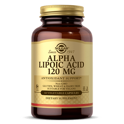 Suplemento solgar ÁCIDO ALFA-LIPÓICO 120mg