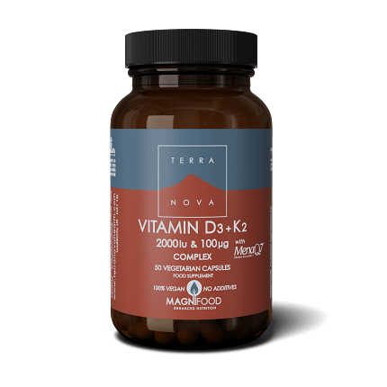 Vitamin D3 + K2 Complex Suplemento Alimentar terranova