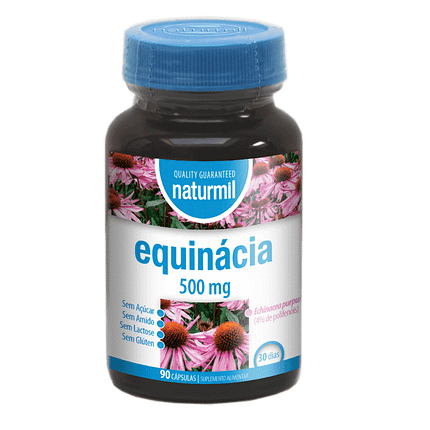 Equinácia 500mg, sem açúcar, sem amido, sem glúten, sem lactose