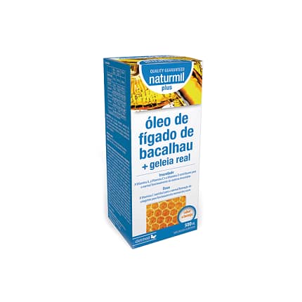 Óleo de Fígado de Bacalhau com Geleia Real Suplemento Alimentar Naturmil
