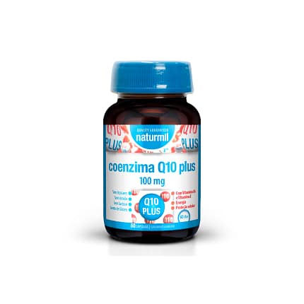 Coenzima Q10 Plus 100 mg Suplemento Alimentar Naturmil Energia Saúde Cardiovascular