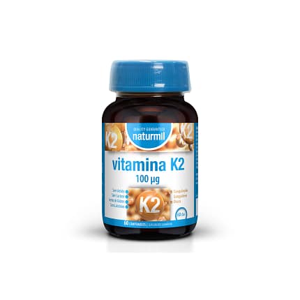 Vitamina K2 Suplemento Alimentar Naturmil Manutenção Óssea