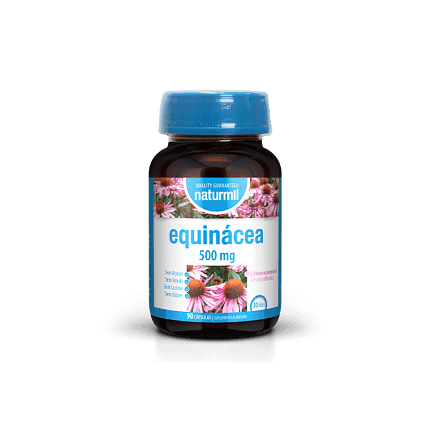 Equinácea 500 mg Suplemento Alimentar Naturmil Sistema Imunitário