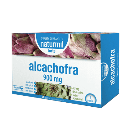 Alcachofra Forte 500mg Suplemento Alimentar Naturmil Desintoxicação