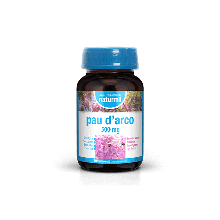 Pau d'Arco 500 mg Suplemento Alimentar Naturmil Sistema Imunitário
