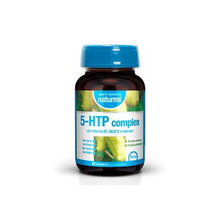 5-HTP Complex Suplemento Alimentar Naturmil Sistema Nervoso