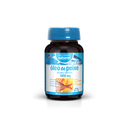 Óleo de Peixe Suplemento Alimentar Ómega 3 Naturmil